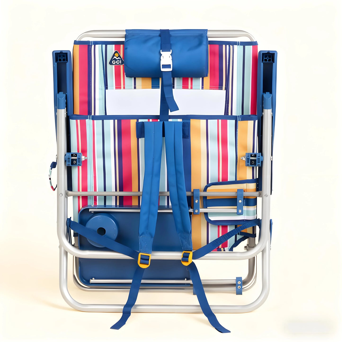 Dual-Scenario Lounge Chair for Beach & Camping Multifunctional Folding Leisure Chair
