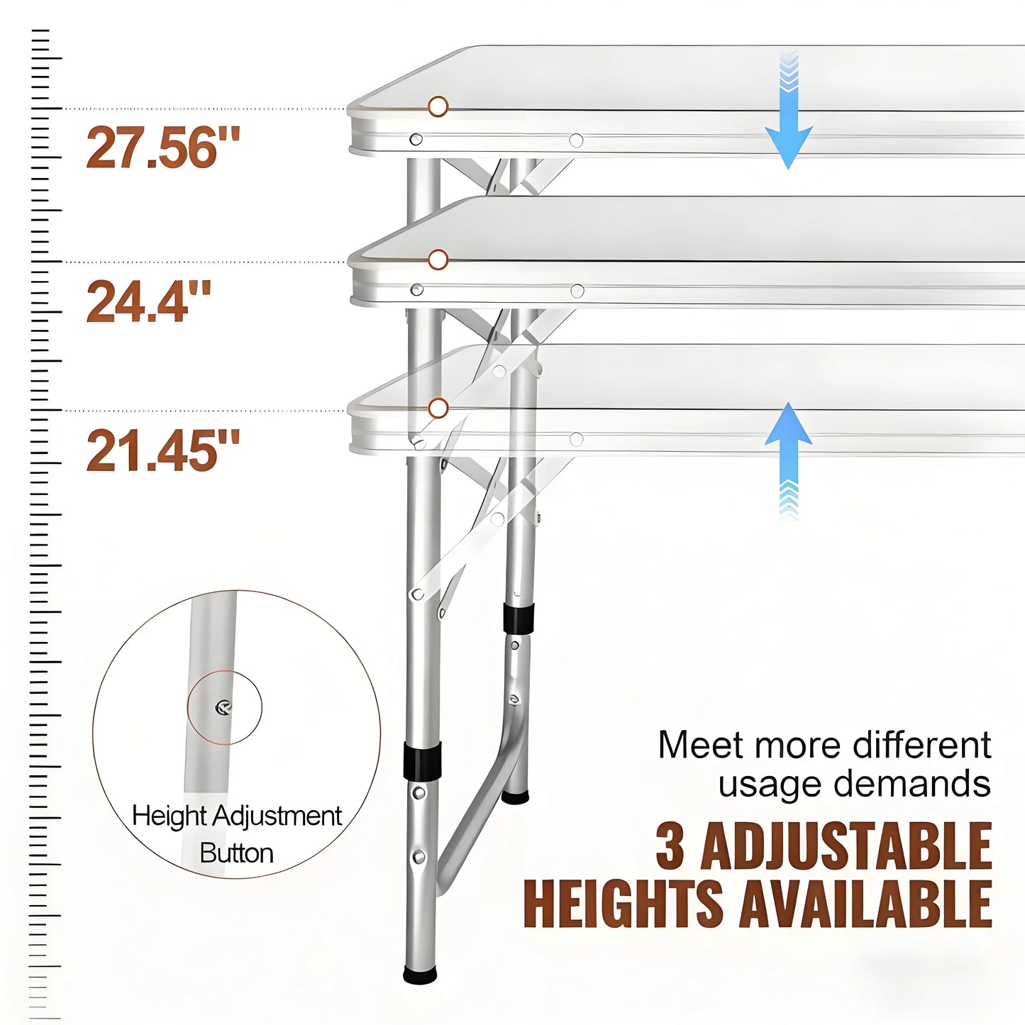 Camping Kitchen Highlight Folding Camping Table - Set Up an Outdoor Cooking Station in Seconds
