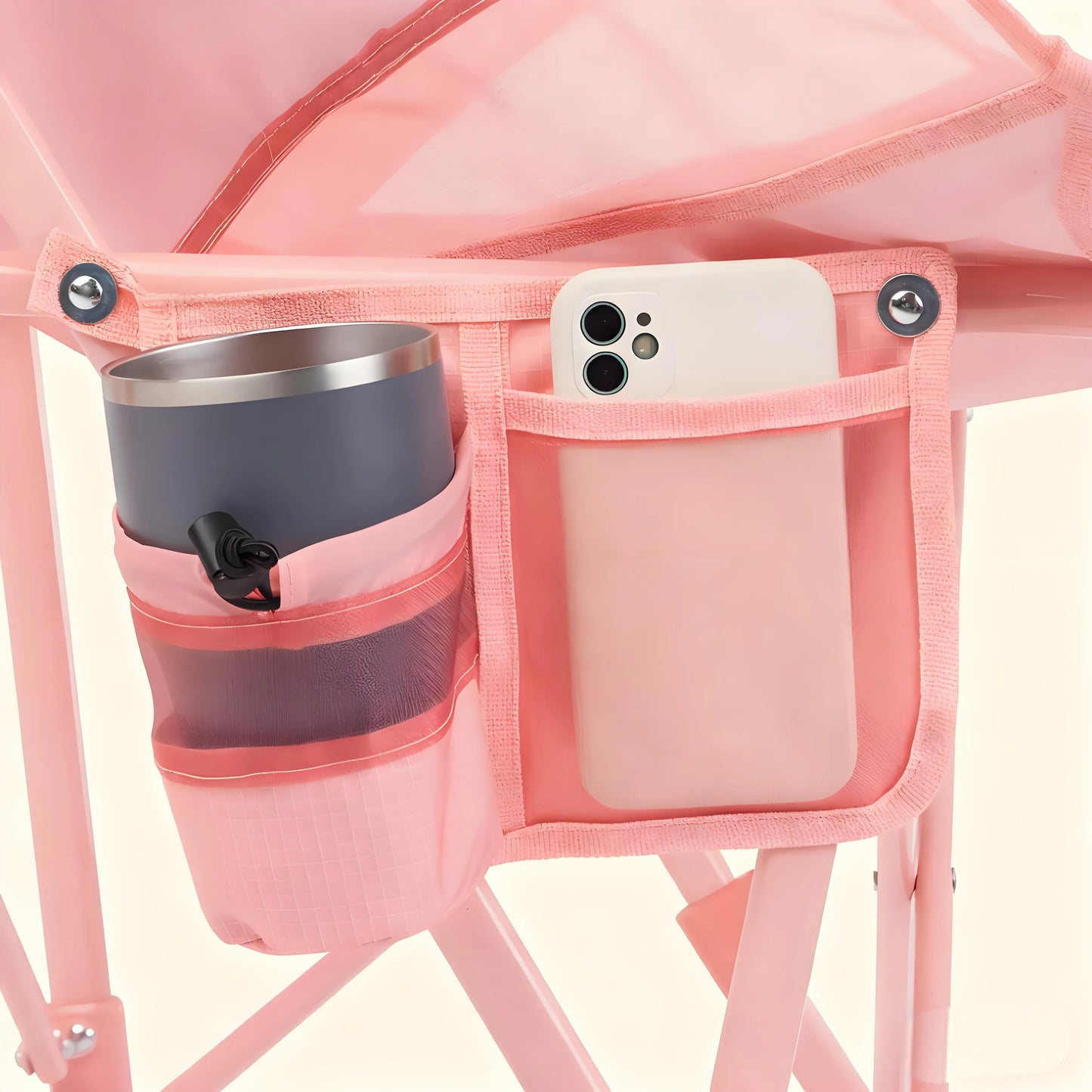 Universal for Camping/Picnics/Beaches! The "Breathable" Rocking Folding Chair Makes Outdoor Time More Comfortable