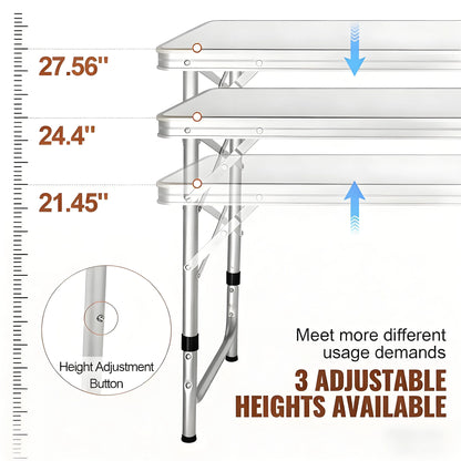 Camping Kitchen Highlight Folding Camping Table - Set Up an Outdoor Cooking Station in Seconds